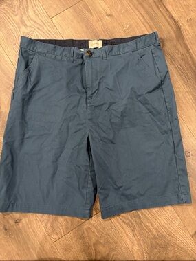 Men's Blue Casual Chino Shorts